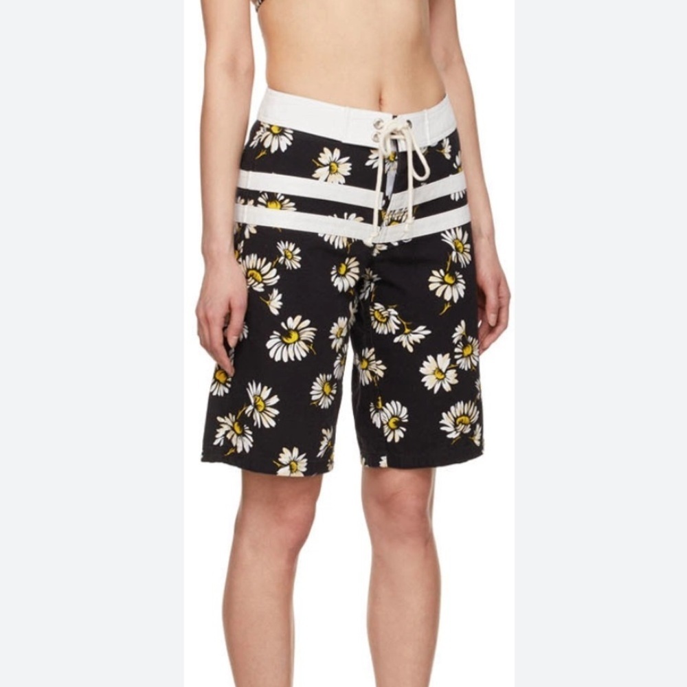 R13 NEW Cotton Canvas Daisy Shorts Size Small
